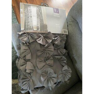 Riley Gray Window Curtain Single 54x84